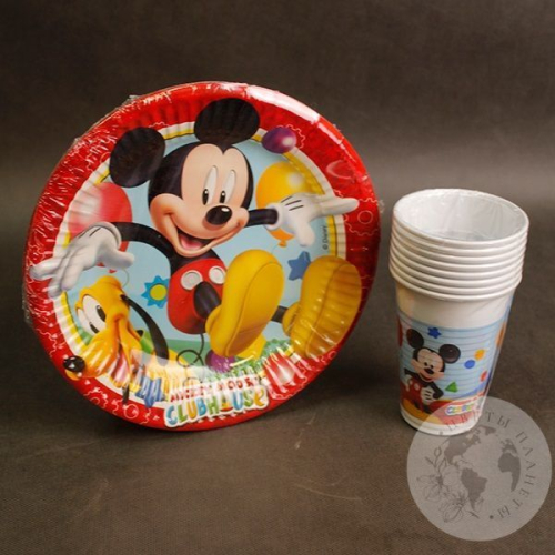Набор посуды "Микки Маус" в магазине Цветы Планеты