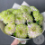13 хризантем зеленых