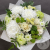 Букет из 3 белых роз, хризантем и альстромерий в магазине Цветы Планеты