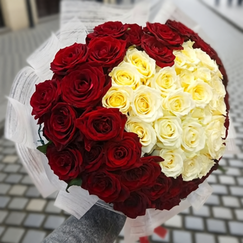 Букет из роз "Призвание в любви" в магазине Цветы Планеты