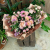 Букет из роз, альстромерий и гвоздик "Встречая радость" Букет из роз, альстромерий и гвоздик "Встречая радость" в магазине Цветы Планеты