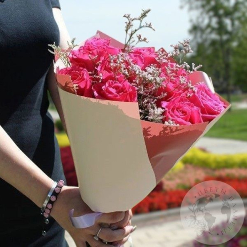 Букет роз "Грациозная красота" в магазине Цветы Планеты