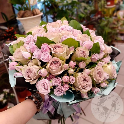 Букет роз "Нежность" в магазине Цветы Планеты