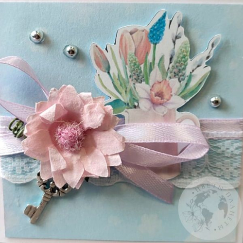 Открытка ручной работы на любой праздник