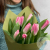 15 тюльпанов розовых в магазине Цветы Планеты