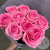9 роз розовых 50 см. в магазине Цветы Планеты