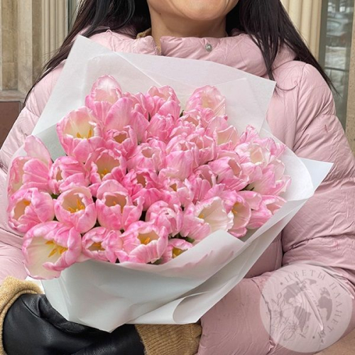 31 тюльпан розовый