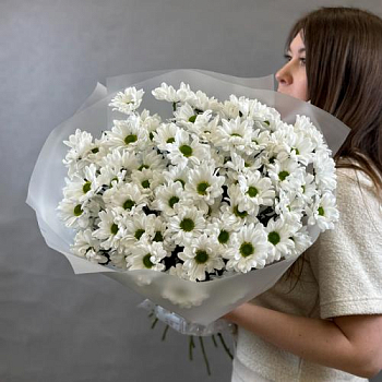 Букет из кустовой хризантемы