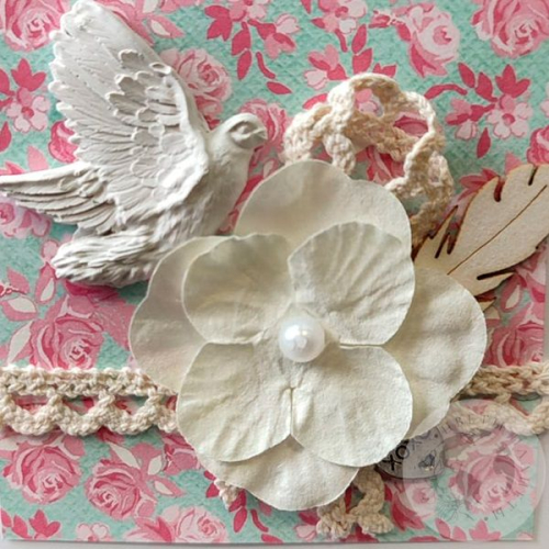 Открытка ручной работы на любое торжество