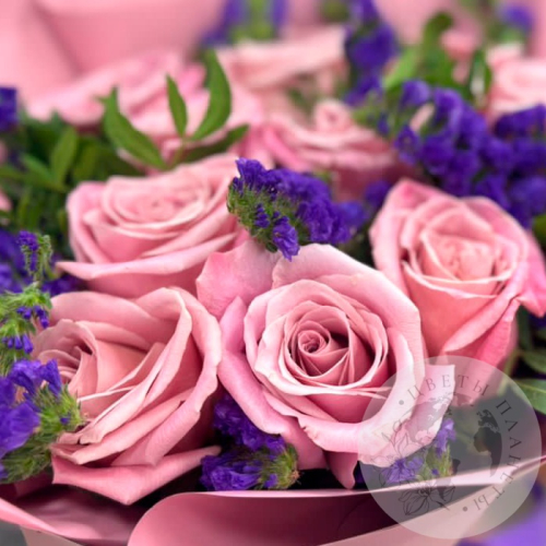 Букет из 13 роз и фисташки в магазине Цветы Планеты