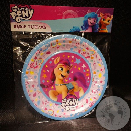 Тарелки "Пони" в магазине Цветы Планеты