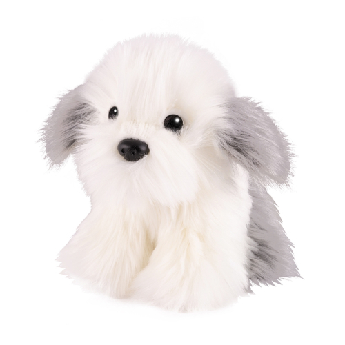 Мягкая игрушка Собака Бобтейл Терьер, 20 см в магазине Цветы Планеты