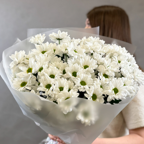 Букет из кустовой хризантемы в магазине Цветы Планеты