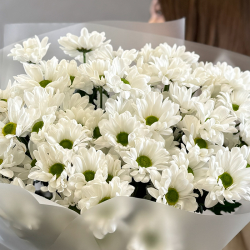 Букет из кустовой хризантемы в магазине Цветы Планеты