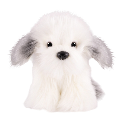 Мягкая игрушка Собака Бобтейл Терьер, 20 см в магазине Цветы Планеты