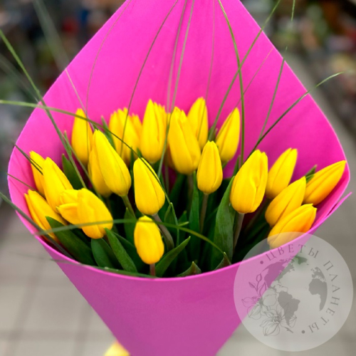 Букет 25 тюльпанов в магазине Цветы Планеты