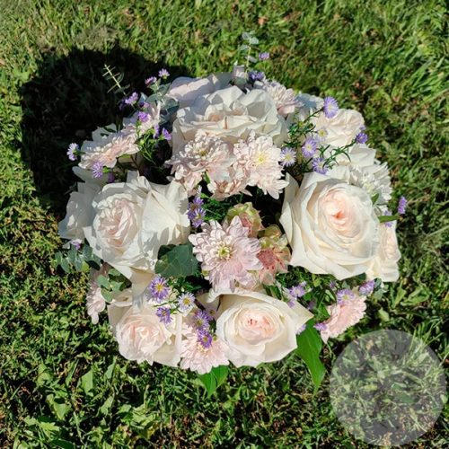 Композиция из роз в коробке "Бриз" в магазине Цветы Планеты