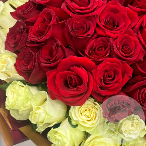 Букет из 51 эквадорской розы в магазине Цветы Планеты
