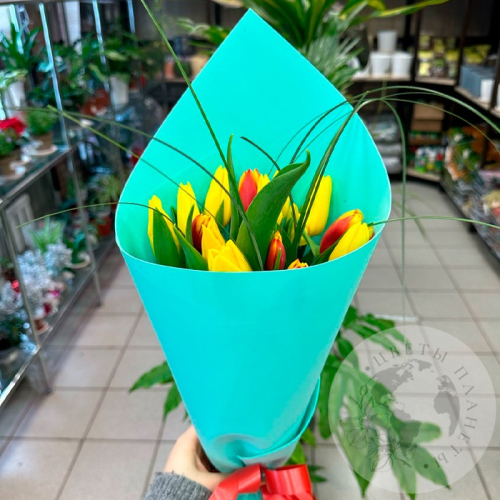 Букет Букет 15 тюльпанов микс в магазине Цветы Планеты