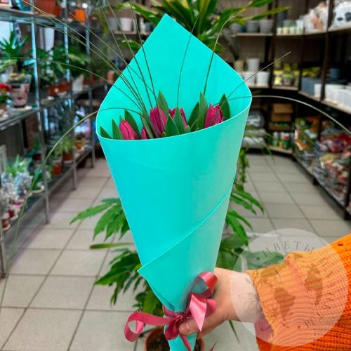 Букет 15 тюльпанов в магазине Цветы Планеты