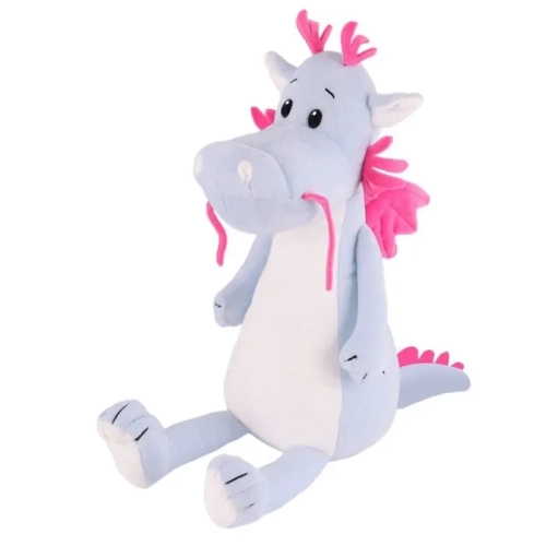 Мягкая игрушка "Дракон Йоши", голубого цвета в магазине Цветы Планеты