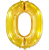 Шар цифра "0", 66 см. Золото в магазине Цветы Планеты Шар цифра "0", 66 см. Золото в магазине Цветы Планеты