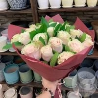 Букет из 25 роз "Нежный" в магазине Цветы Планеты