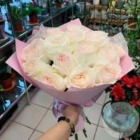 Букет из 15 пионовидных роз в магазине Цветы Планеты