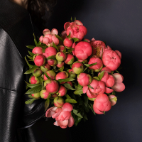 49 пионов розовых в магазине Цветы Планеты